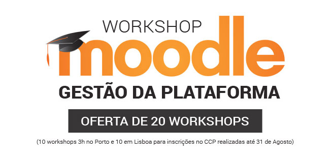 Go Deep | Oferta de 20 Workshops Gestão da plataforma Moodle